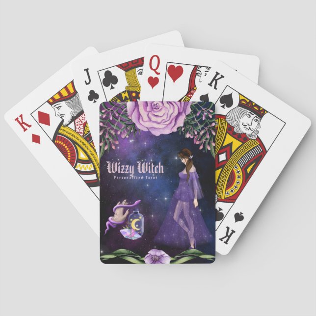 Personalized Tarot Cards using Plain Deck Witchy (Back)