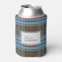 Personalized Tartan Clan Anderson Plaid Light Blue