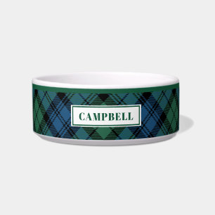 Personalized Tartan Clan Campbell Plaid Pattern Bowl