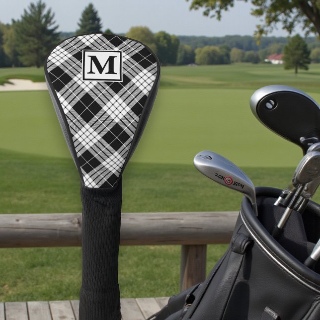 Personalized Tartan Monogram Golf Gift Head Cover (Creator Uploaded)