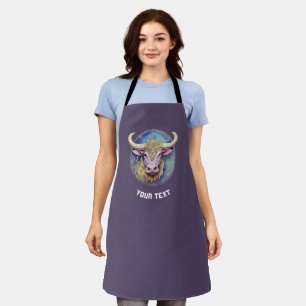 Personalized Taurus Zodiac Apron