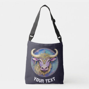Personalized Taurus Zodiac Crossbody Bag