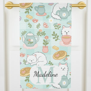 Personalized Tea & Baker Monogram Kitchen Towels