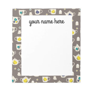 Personalized Tea Lover Notepad
