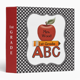 Personalized Teacher ABC Binder