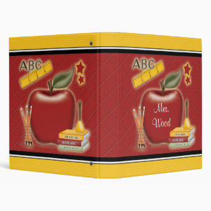 Personalized Teacher Album Binder