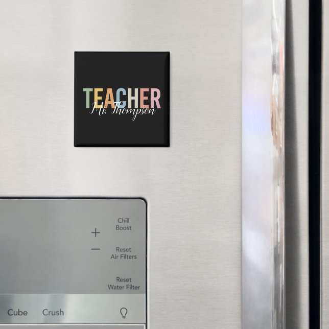Personalized Teacher Appreciation Back to School  Magnet (In Situ (Fridge))