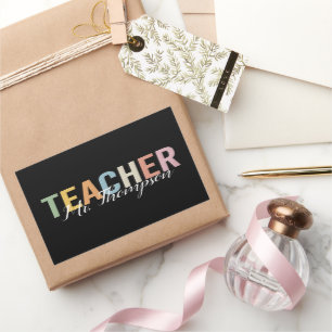 Personalized Teacher Appreciation Back to School  Sticker