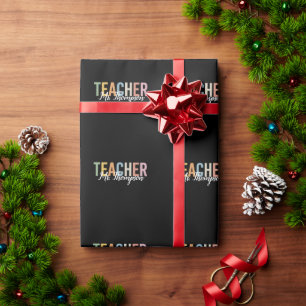 Personalized Teacher Appreciation Back to School  Wrapping Paper