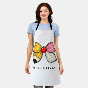 Personalized Teacher Appreciation Custom Teacher Apron