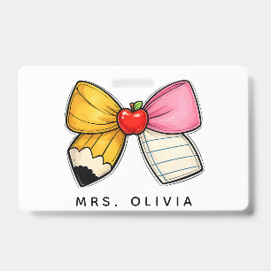 Personalized Teacher Appreciation   Custom Teacher Badge