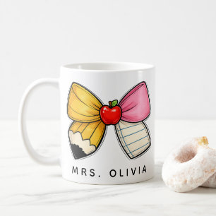 Personalized Teacher Appreciation Custom Teacher Coffee Mug