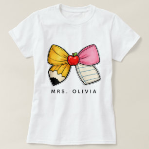 Personalized Teacher Appreciation Custom Teacher T-Shirt