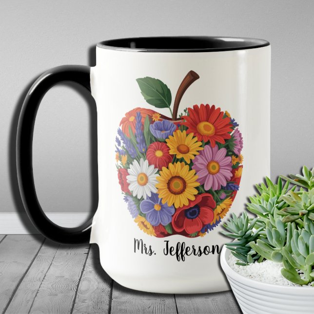 Personalized Teacher Appreciation Gift Custom Name Mug (Creator Uploaded)