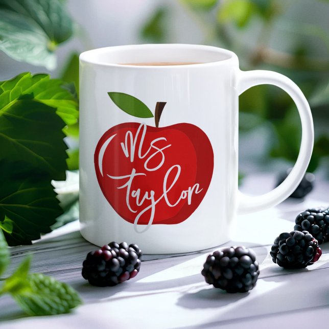 Personalized Teacher Appreciation Gift Large Coffee Mug (Personalized Teacher Appreciation Gift Giant Coffee Mug)