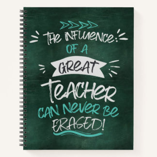 Personalized Teacher Appreciation Spiral Notebook