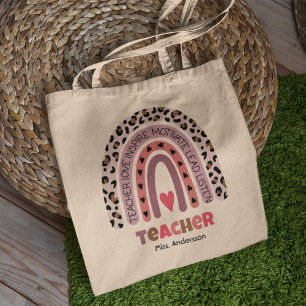 Personalized Teacher Bag, Custom Teacher Tote Bag, Bag