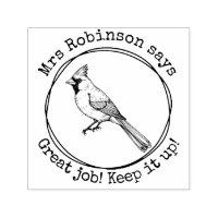 Personalized Teacher Cardinal Great Work Classroom