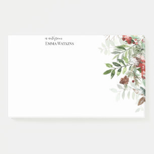 Personalized Teacher Christmas Post-it Notes