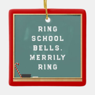personalized teacher collectable ceramic ornament