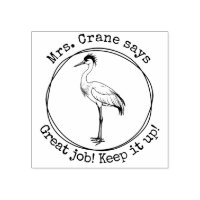 Personalized Teacher Crane Great Work Classroom