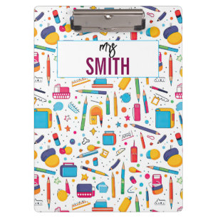 Personalized Teacher – Custom Name Back to school Clipboard