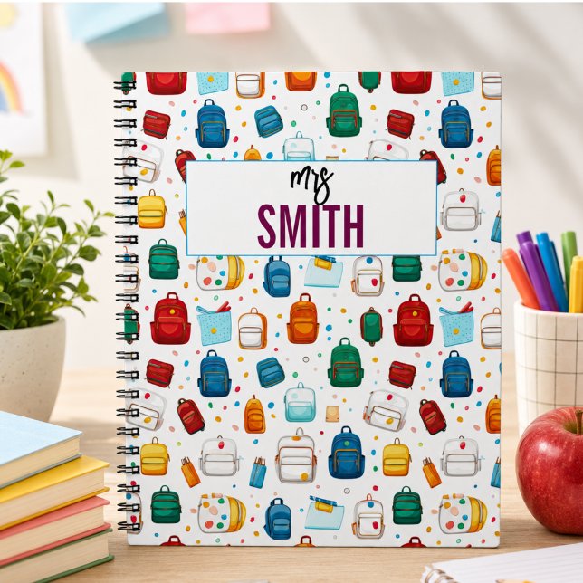 Personalized Teacher – Custom Name Back to school Notebook (Personalized Teacher – Custom Name Back to school Notebook)