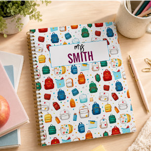 Personalized Teacher – Custom Name Back to school Planner