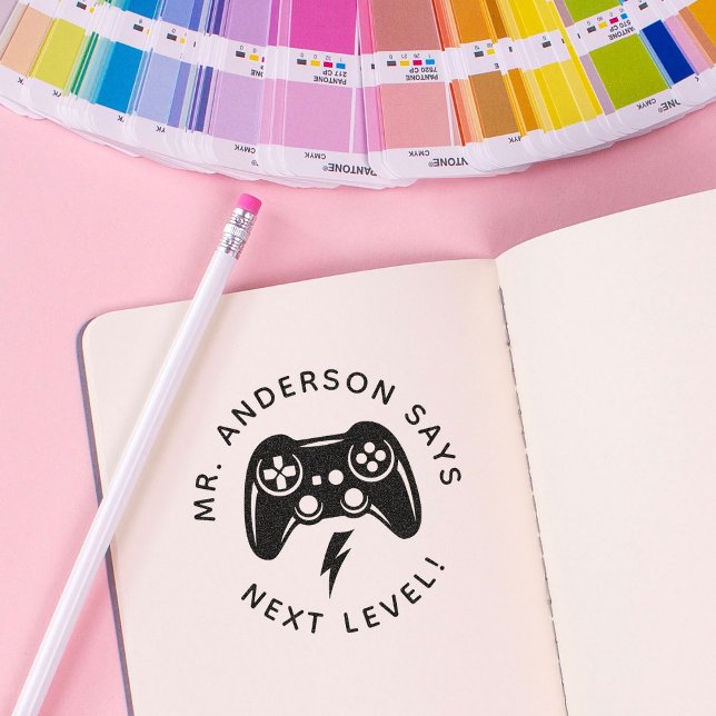 Personalized Teacher Gamer Stamp Back to School (Creator Uploaded)
