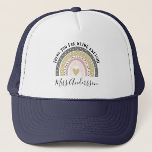 Personalized Teacher Gift, Custom Teacher Gift Trucker Hat
