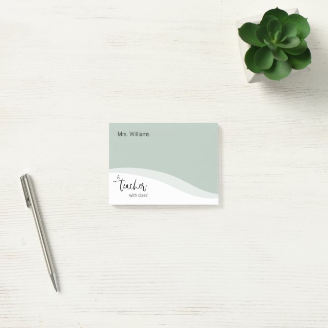 Personalized Teacher Gift Post-it Notes (Office)