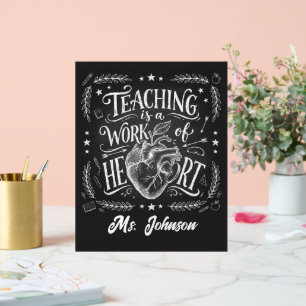 Personalized Teacher Gift Poster – Classroom Decor