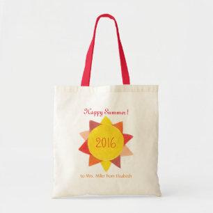 Personalized teacher gift tote - 2016 bag