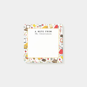 Personalized Teacher Gifts Post-it Notes