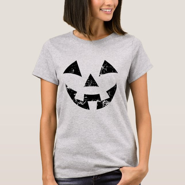 Personalized teacher Halloween Jack o lantern T-Shirt (Front)