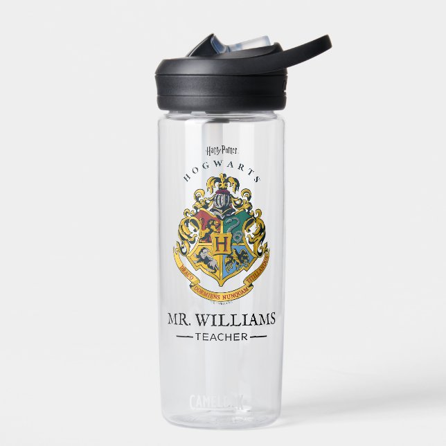 Personalized Teacher | HARRY POTTER™ Badge Water Bottle (Left)