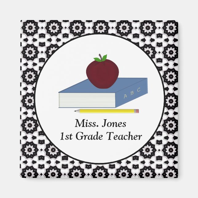 Personalized Teacher Magnet (Front)