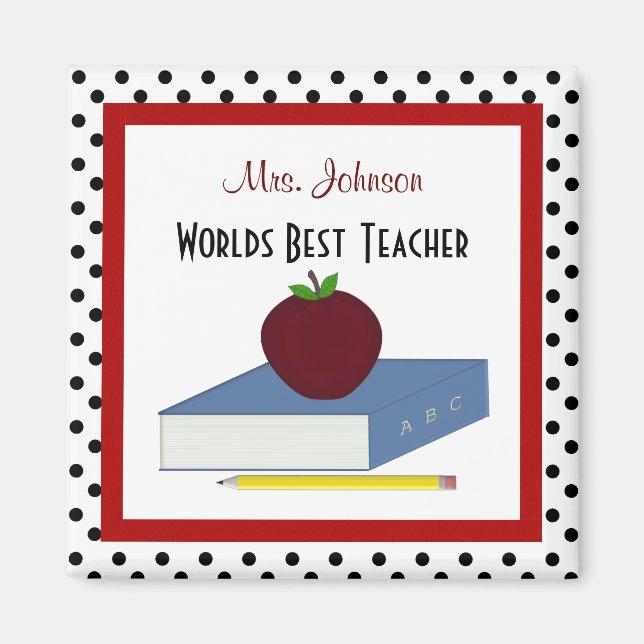 Personalized Teacher Magnet (Front)