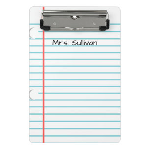 Personalized Teacher Mini Clipboard