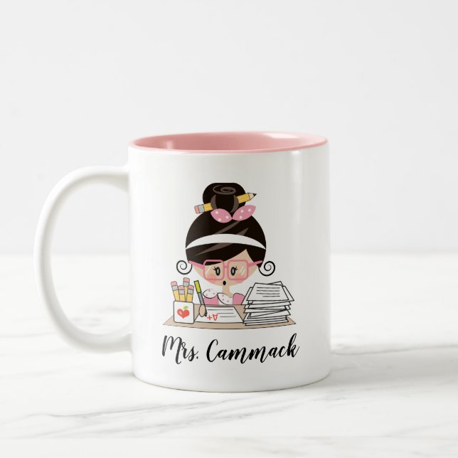 Personalized Teacher Mug Asian (Left)