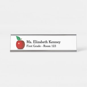 Personalized Teacher Name Plate