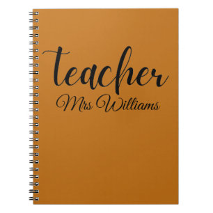 Personalized Teacher Notebook