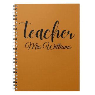 Personalized Teacher Notebook