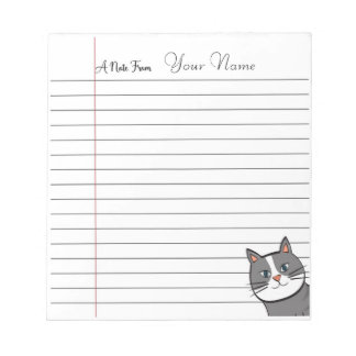 Personalized Teacher Notepad