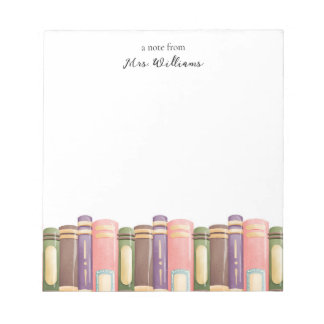Personalized Teacher Notepad