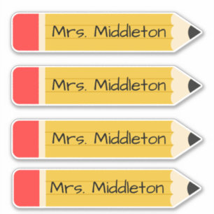 Personalized Teacher Pencils