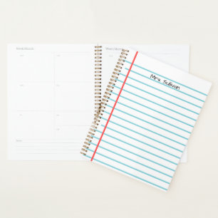 Personalized Teacher Planner