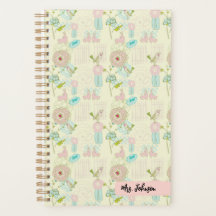 Personalized Teacher Planner with name