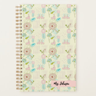 Personalized Teacher Planner with name