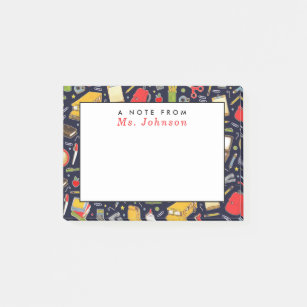 Personalized Teacher Post-it Notes